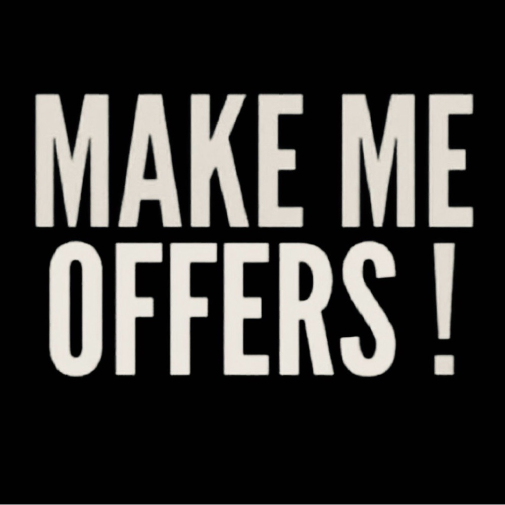 Hello! Don’t like a price? Please make me an offer I can’t refuse. Thank you!
